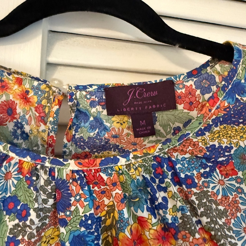 J. Crew flutter sleeve top